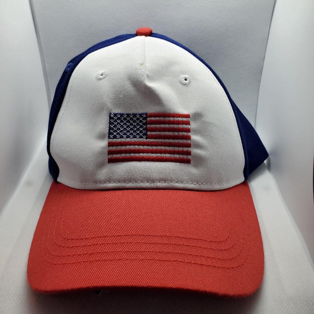 Baseball American flag hat